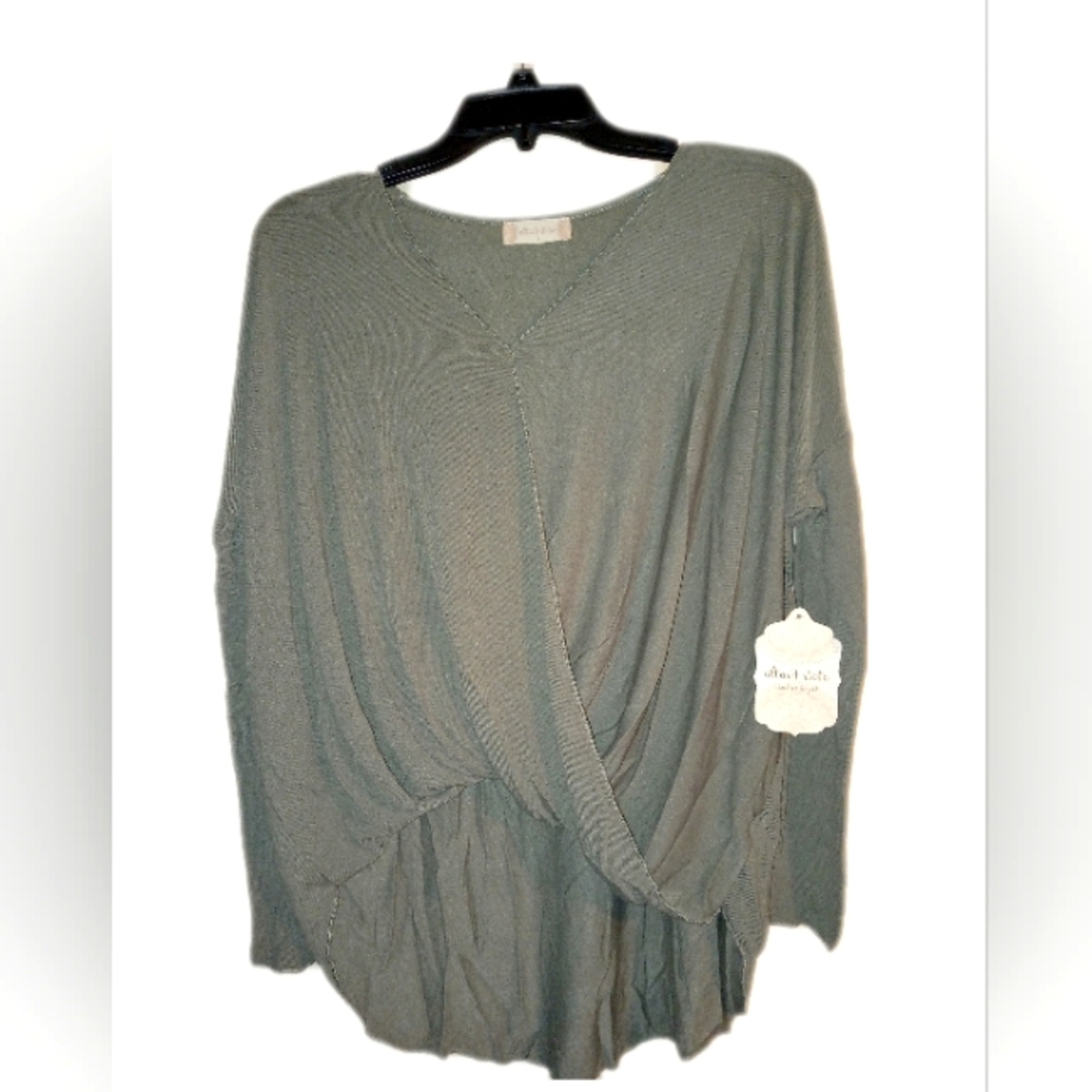 NWT Olive Green Altar'd State Small Top